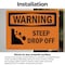 Signmission 5 in Height, 7 in Width, Vinyl Decal, Rectangle OS-2PACK-WS-D-57-L-12412 - alternate 3